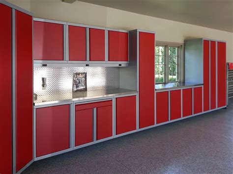 custom fabricated metal cabinet|stainless steel garage system cabinet.